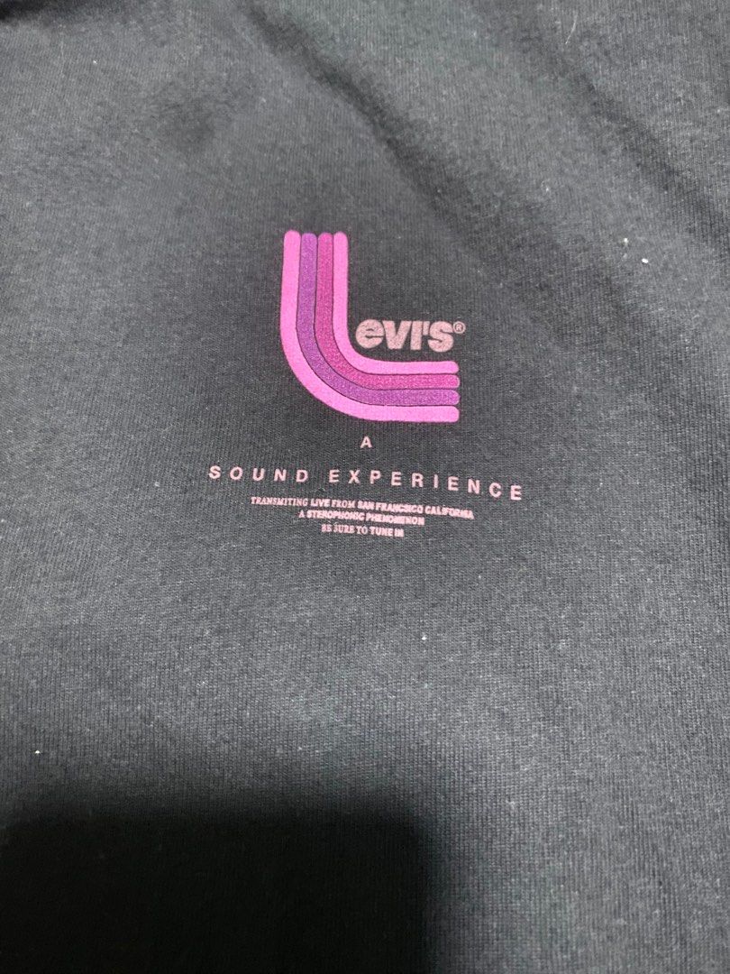 Levis x sound experience, Men's Fashion, Tops & Sets, Tshirts & Polo Shirts  on Carousell
