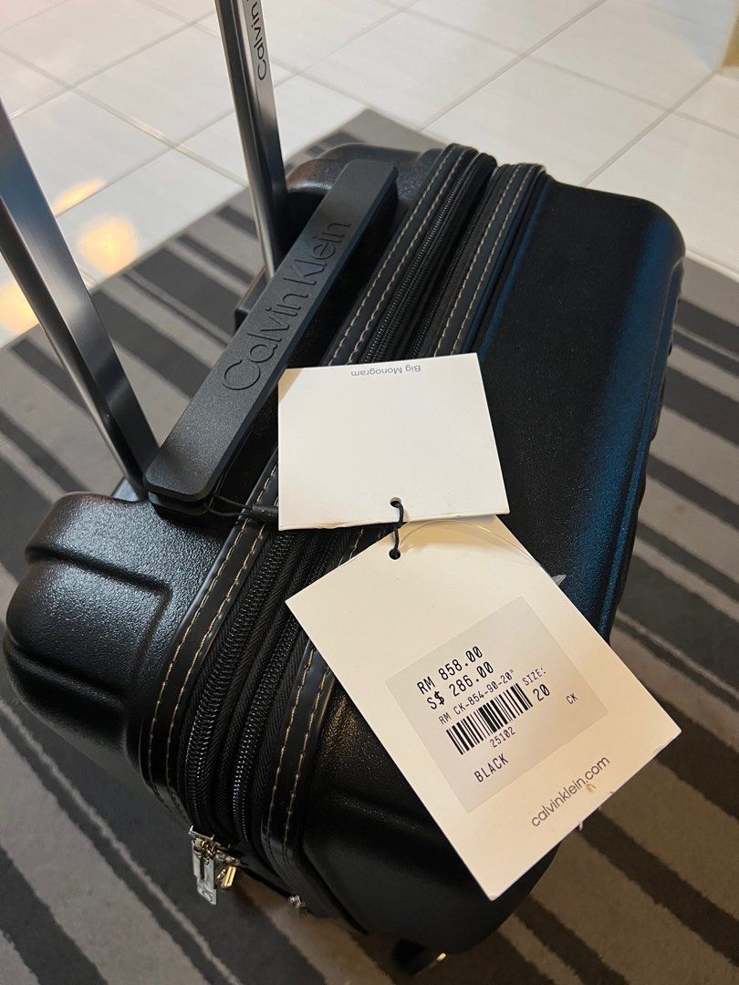 Calvin klein monogram new arrivals luggage