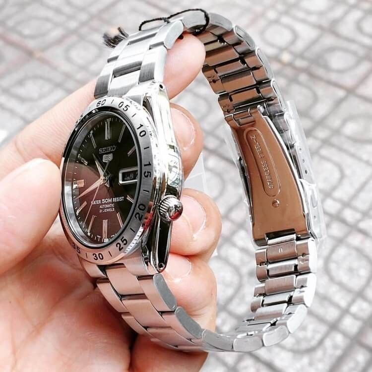 Lowest Price Seiko 5 SNKE01 Men s Unisex Automatic Black Dial Stainless Steel Watch snke01 snke01k snke01k1 Birthday gift birthday seiko BRAND NEW