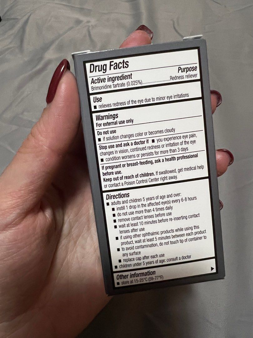 Lumify Eye Drops 7.5ml, Beauty & Personal Care, Vision Care on Carousell