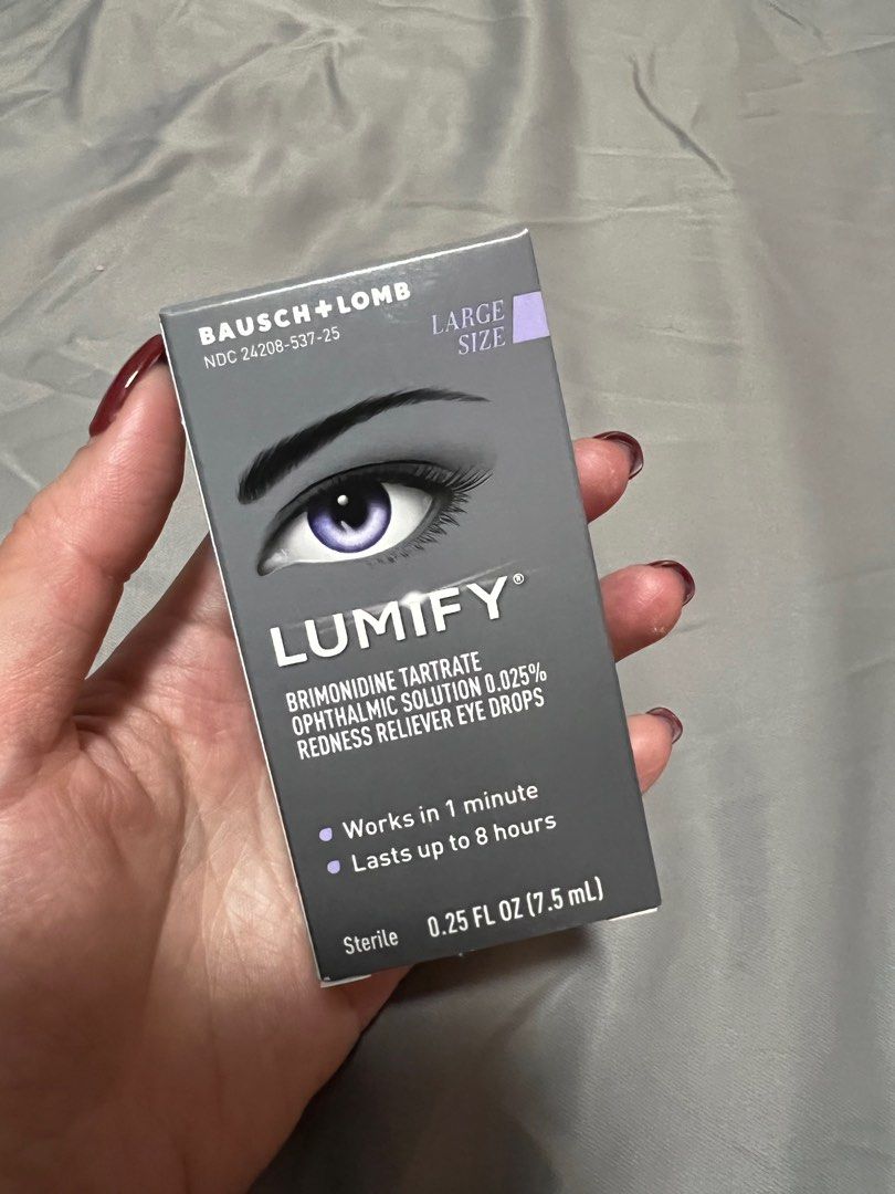 Lumify Eye Drops 7.5ml, Beauty & Personal Care, Vision Care on Carousell