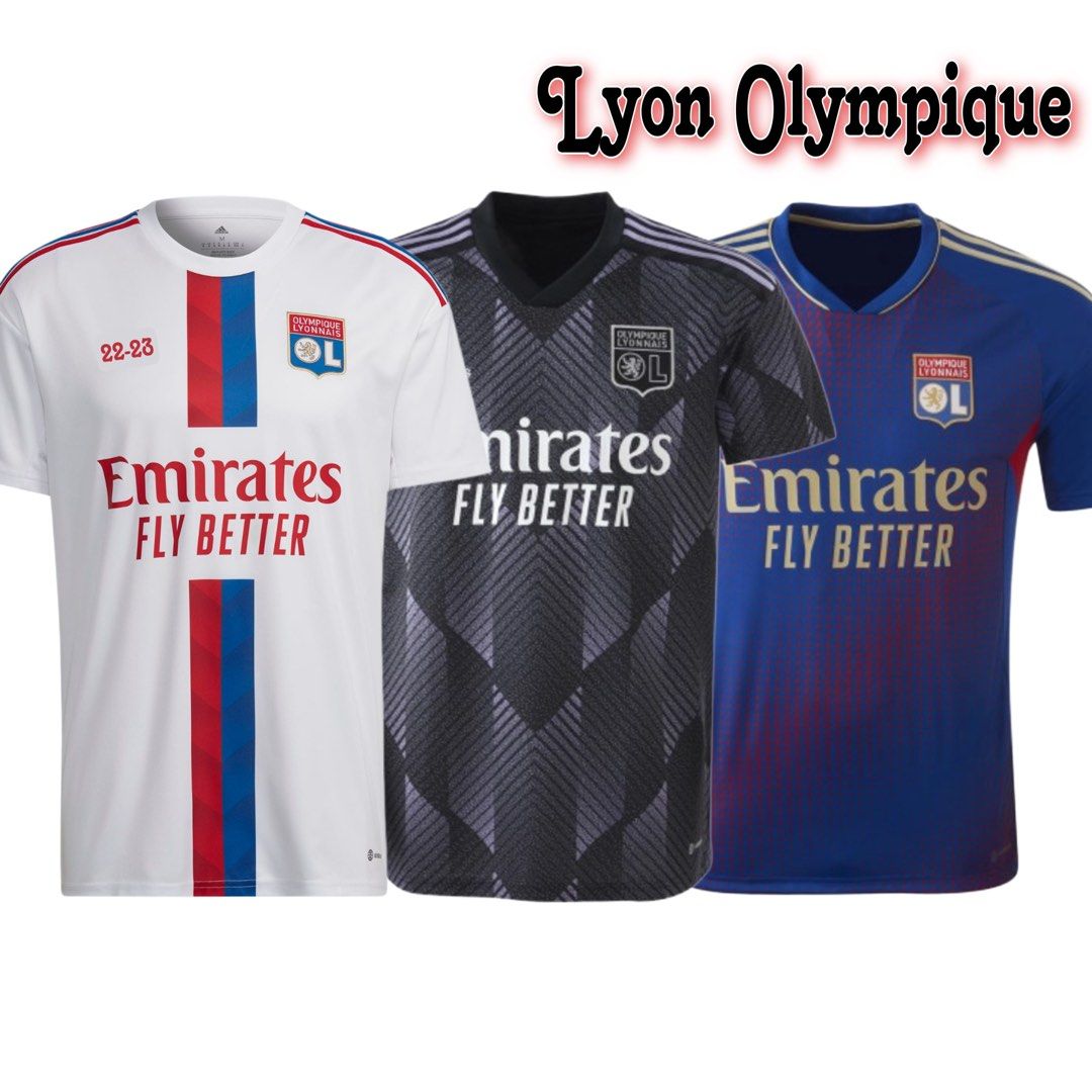 Lyon No23 Umtiti Home Soccer Club Jersey