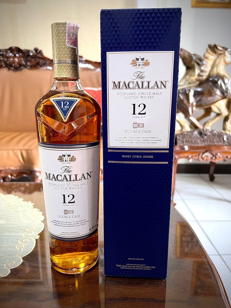 Macallan 12 years old double cask, Makanan & Minuman, Minuman ...