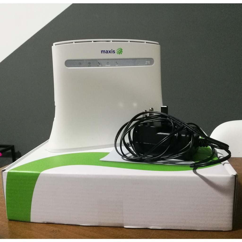 Maxis ZTE 4G CPE MF283V LTE WiFi Router Modem, Computers & Tech, Parts