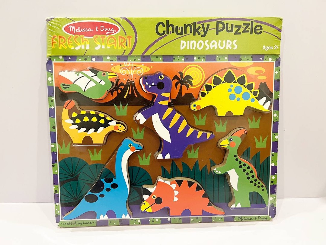 Melissa and doug cheap chunky dinosaur puzzle