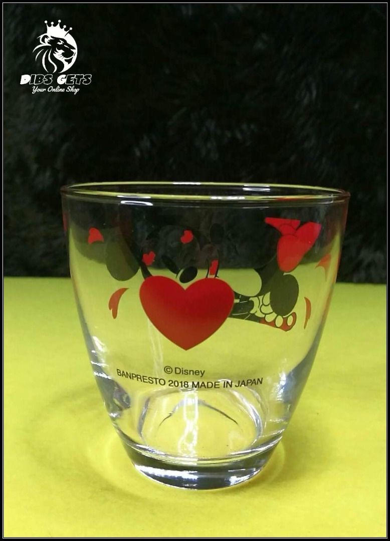 Mickey and Minnie Mouse, Authentic Glass