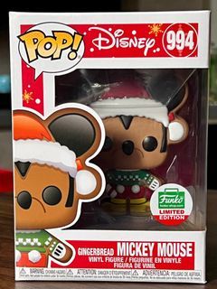 Mickey Mouse  Funko Pop Limited Edition (Christmas, Ginger Bread, Walt Disney, Original, Classic)