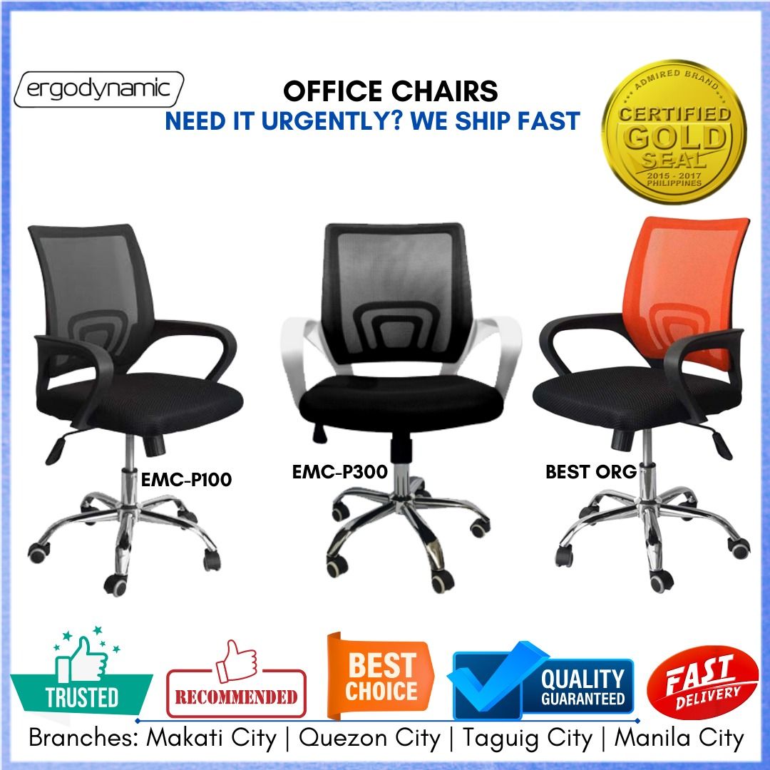 Midback Office Chair, Ergodynamic Office Chair, Office Furniture, Work