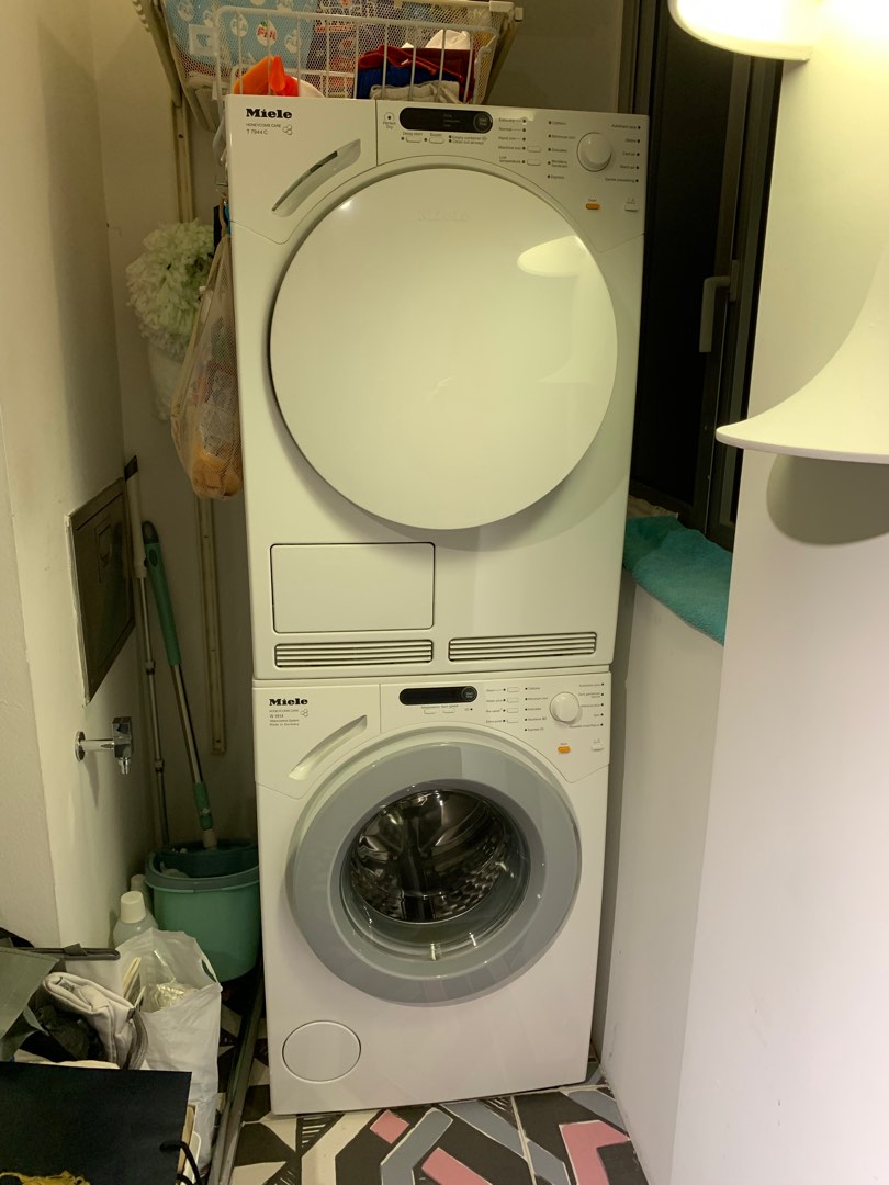 MIELE washing machine and dryer, TV & Home Appliances, Washing Machines