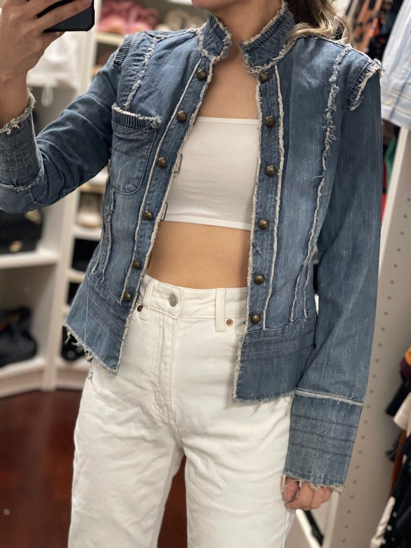 Miss selfridge hot sale denim jacket