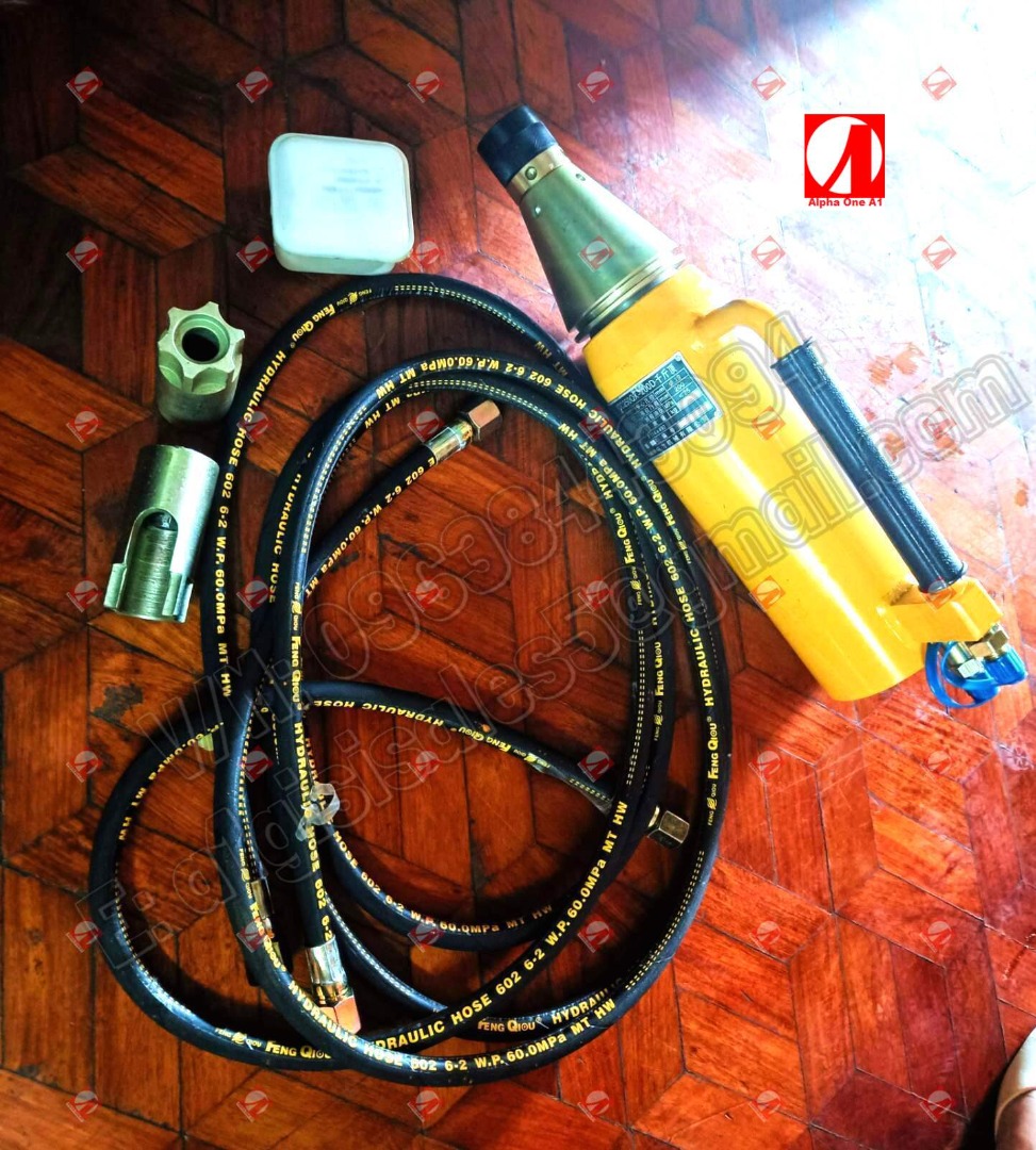 MONO STRESSING JACK FOR SINGLE ANCHORAGE POST TENSIONING MATERIALS ...