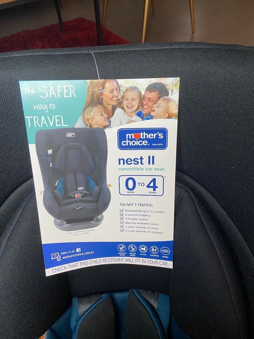 Mother's choice nest ii convertible car seat store