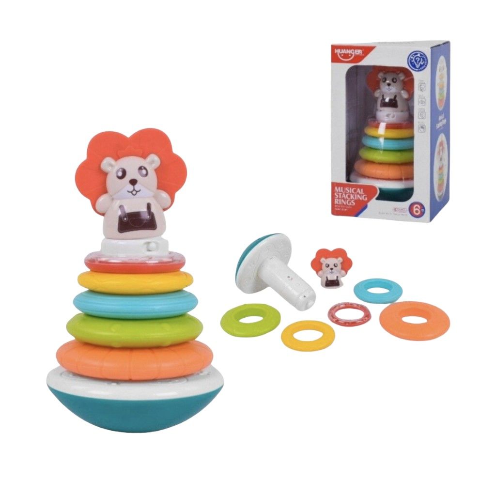 Musical stacking rings toys, Hobbies & Toys, Toys & Games on Carousell