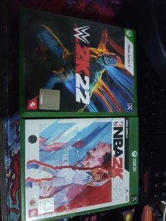 NBA 2K22 and WWE 2K22 For XBOX SERIES X
