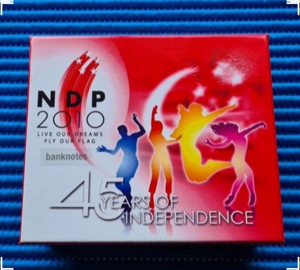 NDP 2010 Singapore 45 Years of Independence $5 Commemorative Silver ...