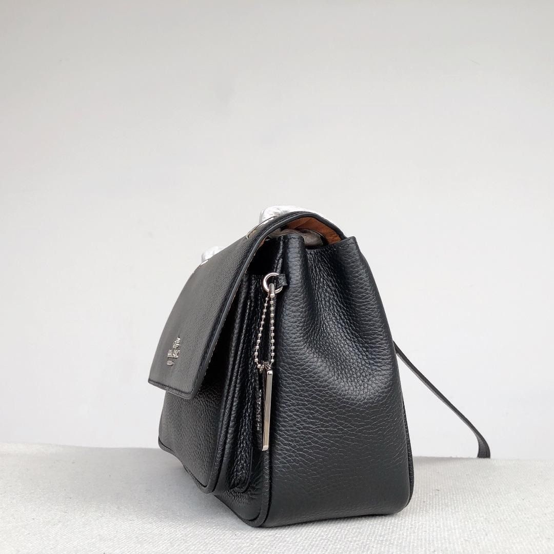 Coach black and hotsell silver crossbody