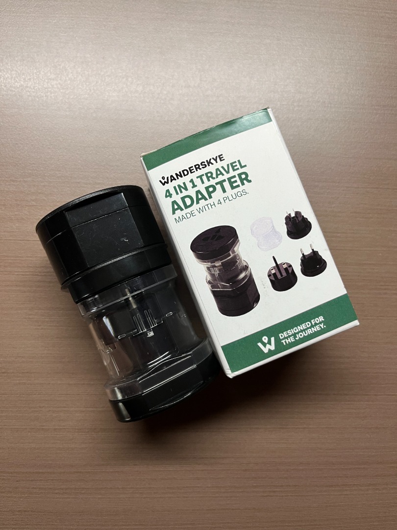 NEW Wanderskye Travel Adaptor, Hobbies & Toys, Travel, Travel ...