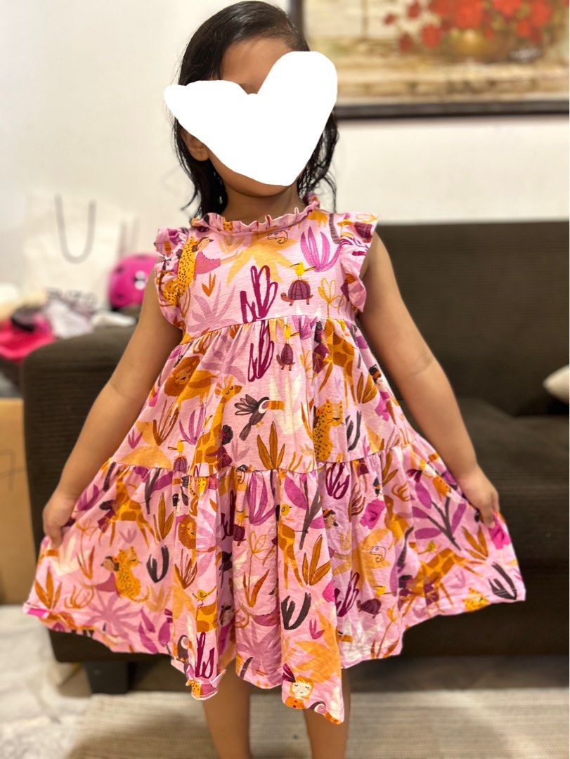 NEXT UK Tiered Dress 4 5y