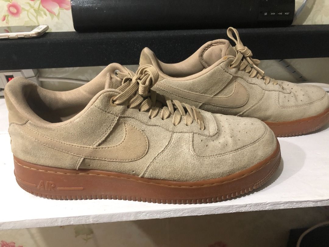 Nike air force suede mushroom hot sale
