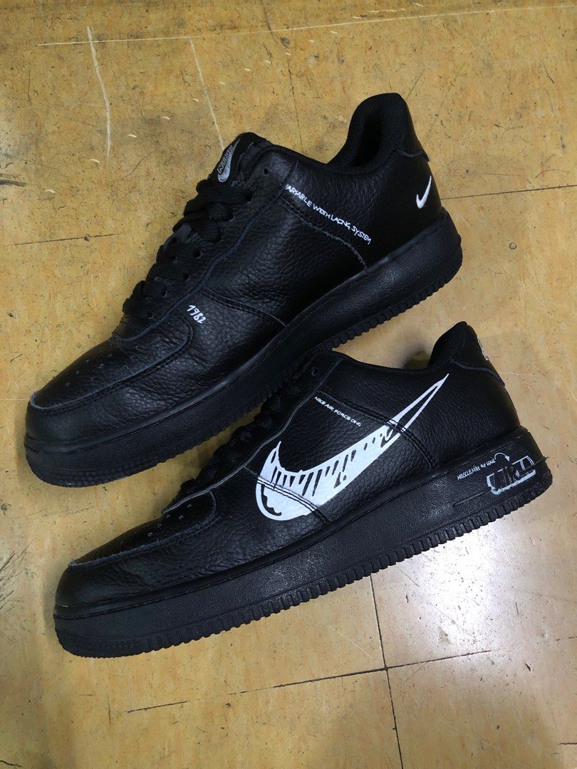 Nike Air Force 1 Lvl 8 Utility 'Sketch' (Black), Men's Fashion, Footwear,  Sneakers on Carousell