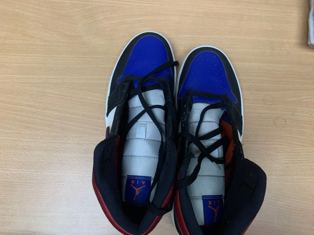 jordan 1 mid top 3 lakers