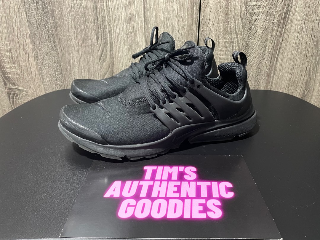 mens nike presto triple black