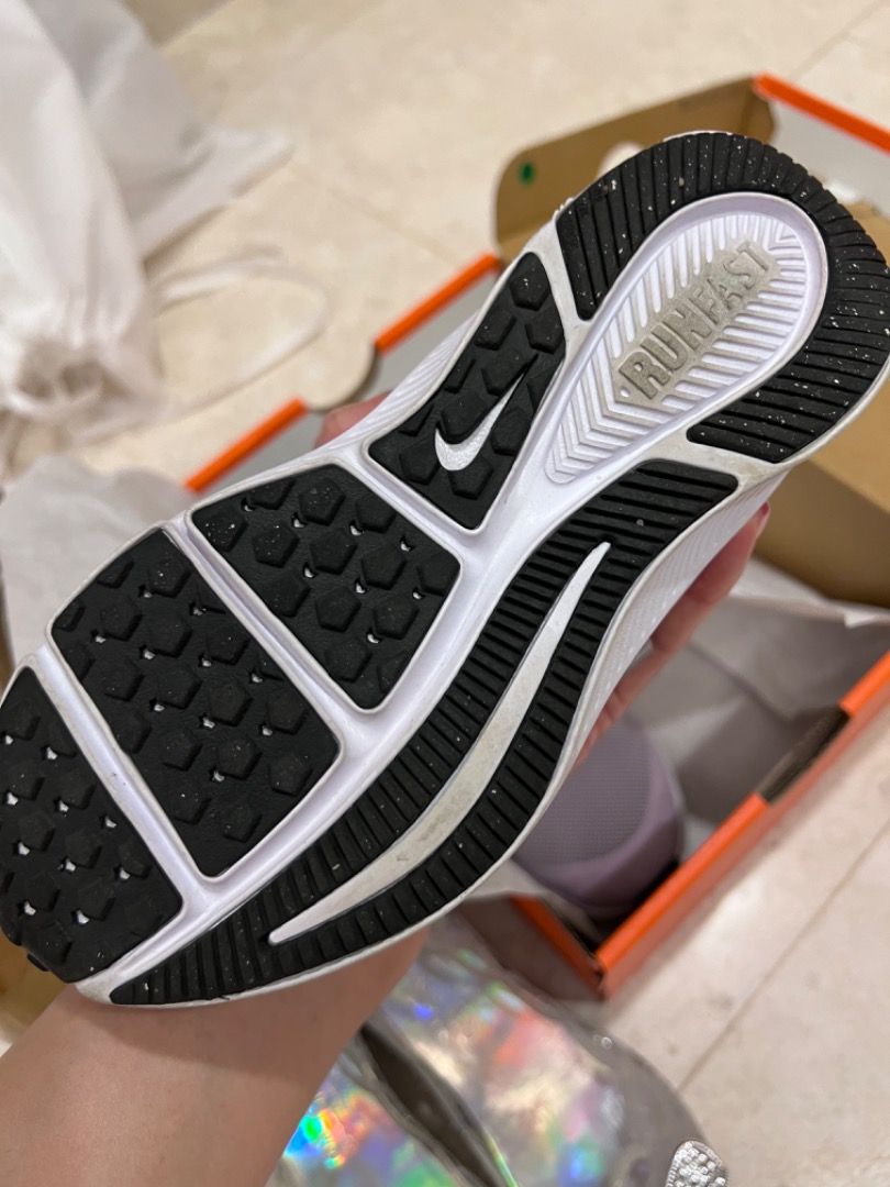 Nike Revolution 5 Shoes 11C Girls Purple Black
