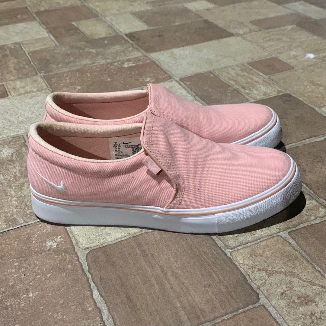 Nike court royale slip on pink clearance