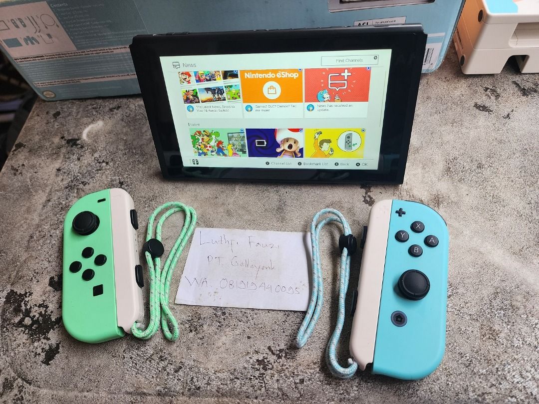 Nintendo Switch v2 Animal Crossing ACNH Limited Edition Fullset 08