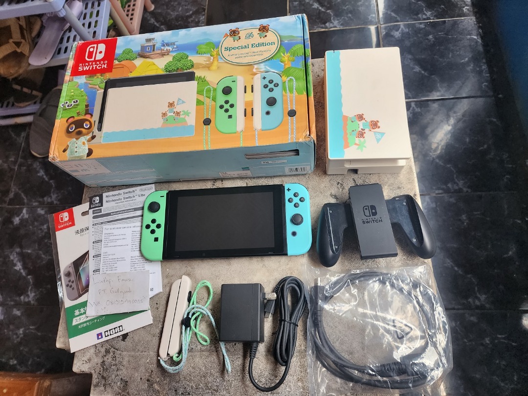 Nintendo Switch v2 Animal Crossing ACNH Limited Edition Fullset 08