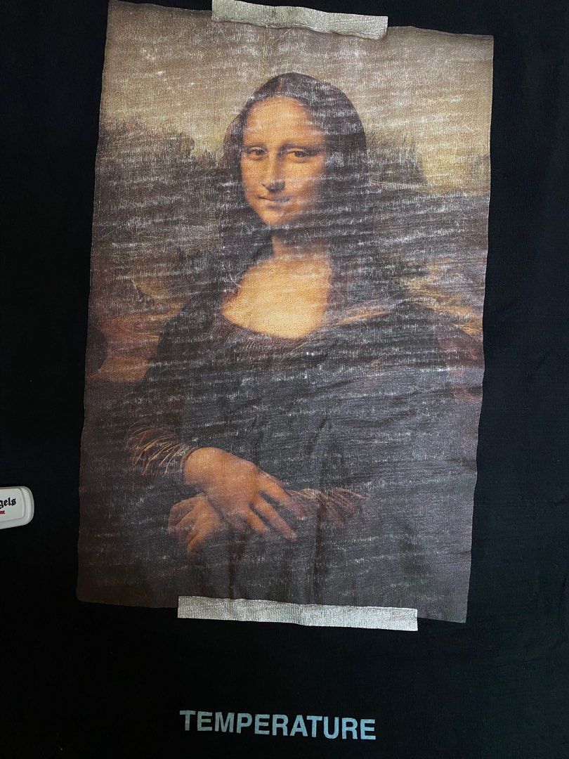 Off White Monalisa Print Tee Men s Fashion Tops Sets Tshirts