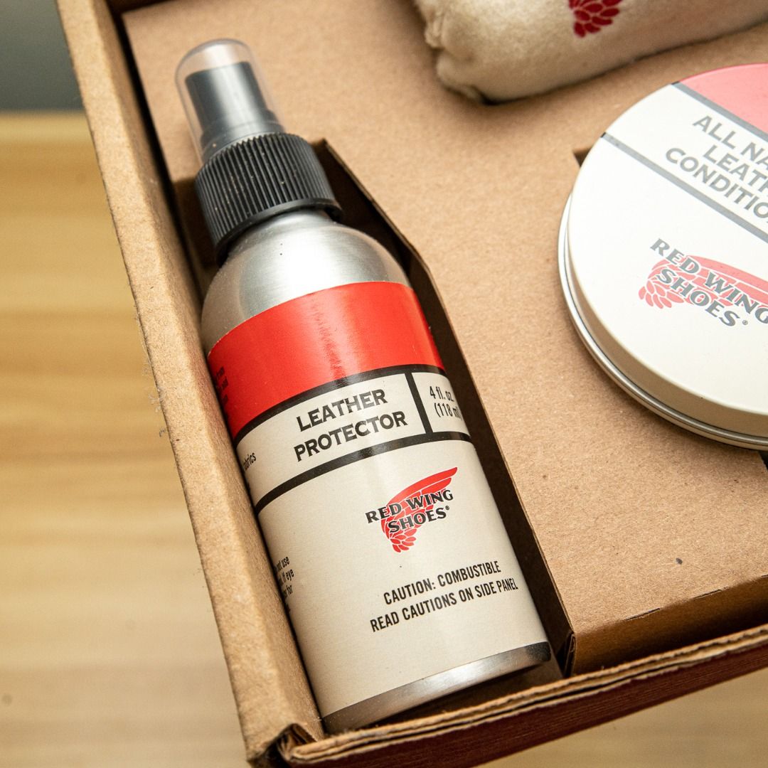 Red wing oil tanned leather care kit on sale
