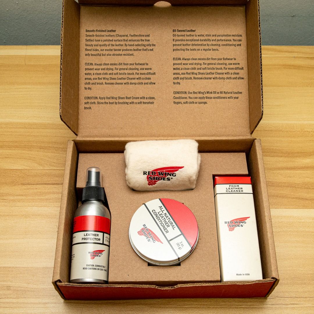 Red wing oil tanned leather hotsell care