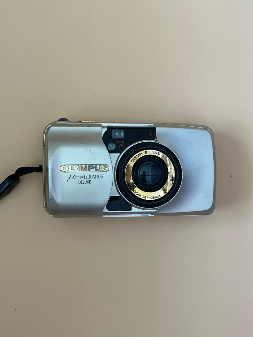 Olympus Mju Zoom 105 Deluxe Film Camera, Photography, Cameras on Carousell