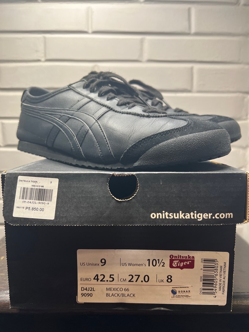 onitsuka tiger black black