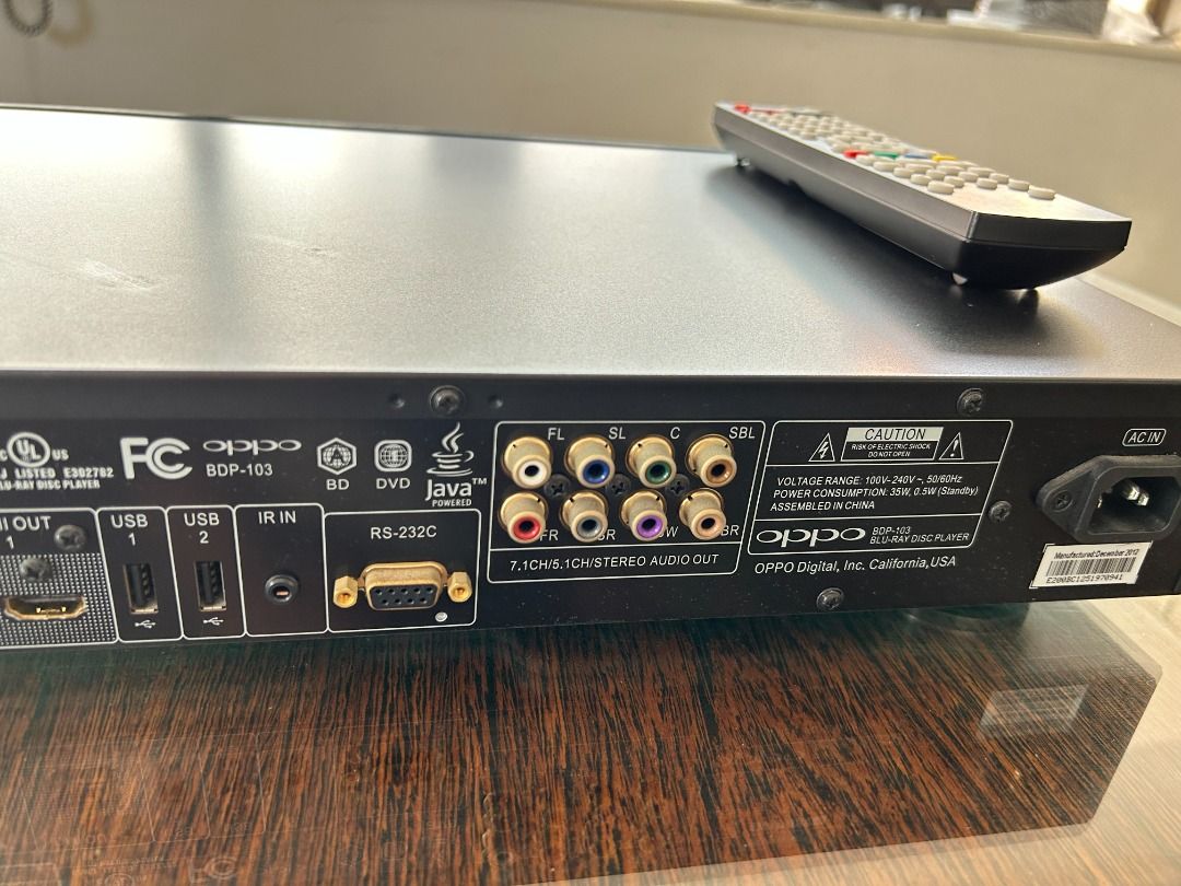 OPPO BluRay Disc Player BDP103, 音響器材, 音樂播放裝置 MP3及CD Player Carousell