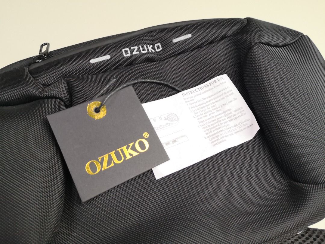 Ozuko sling best sale backpack lock reset