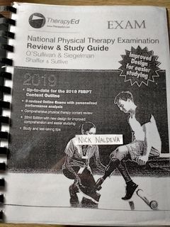 Physical therapy review books