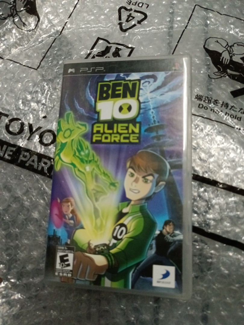 Psp Umd Game Ben 10 Alien Force, Video Gaming, Gaming Accessories, In-Game  Products On Carousell