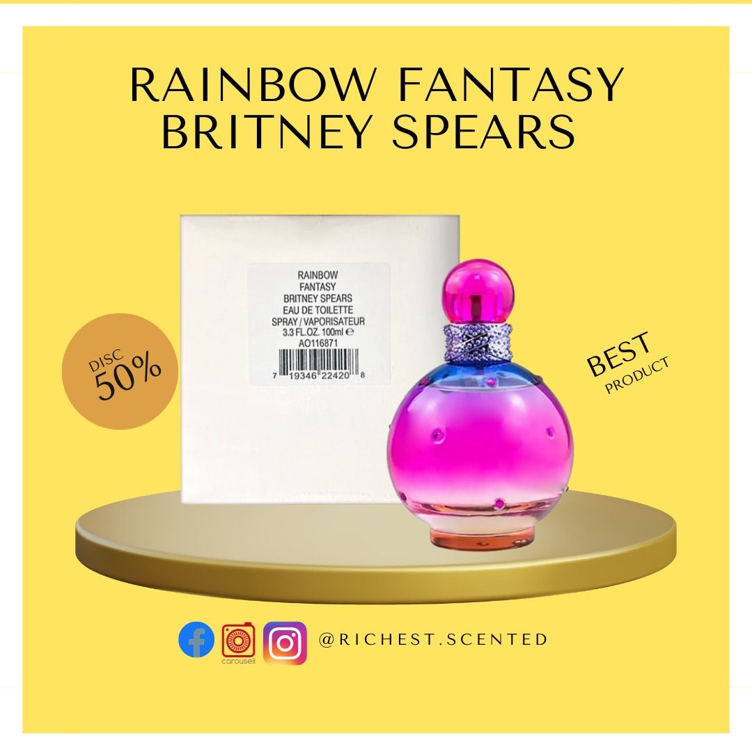 Rainbow fantasy hotsell britney spears perfume
