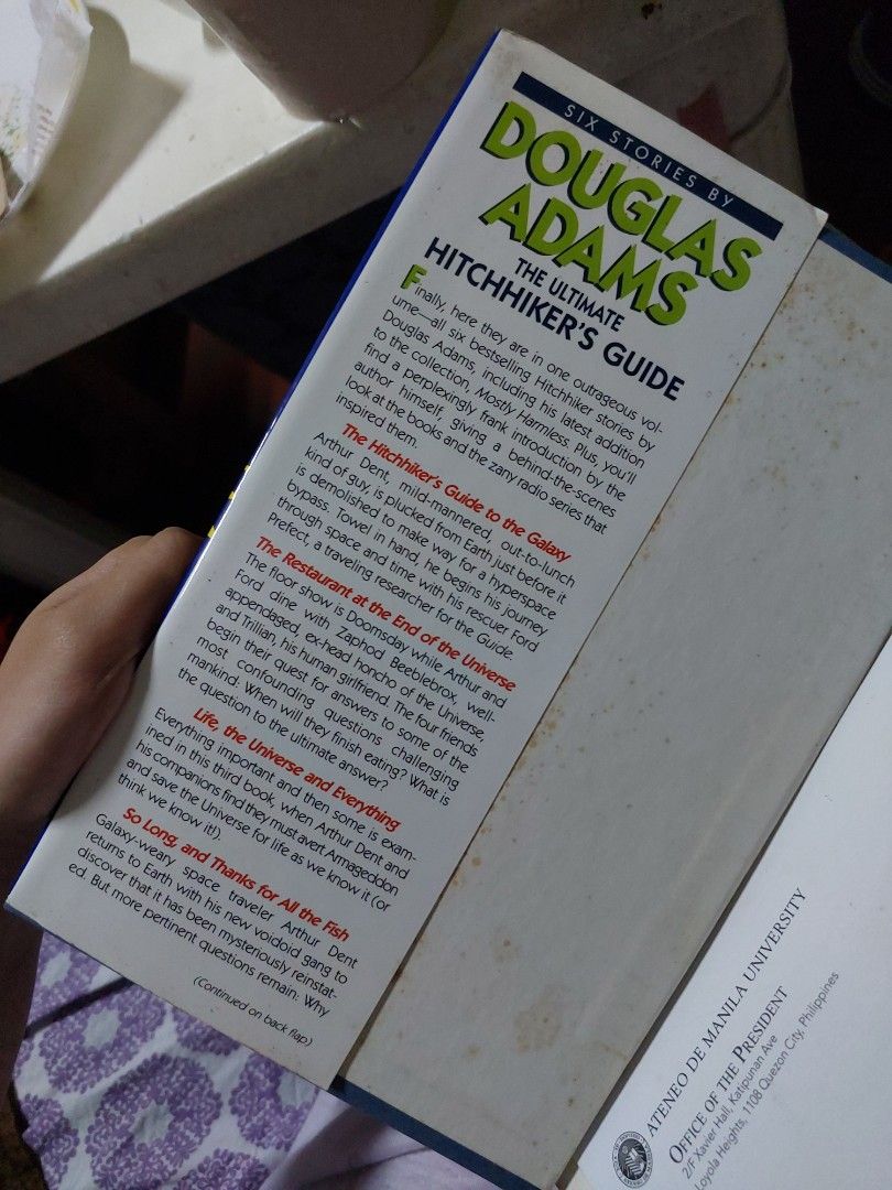 RARE 1996 The Ultimate Hitchhiker's Guide by Douglas Adams Omnibus RARE