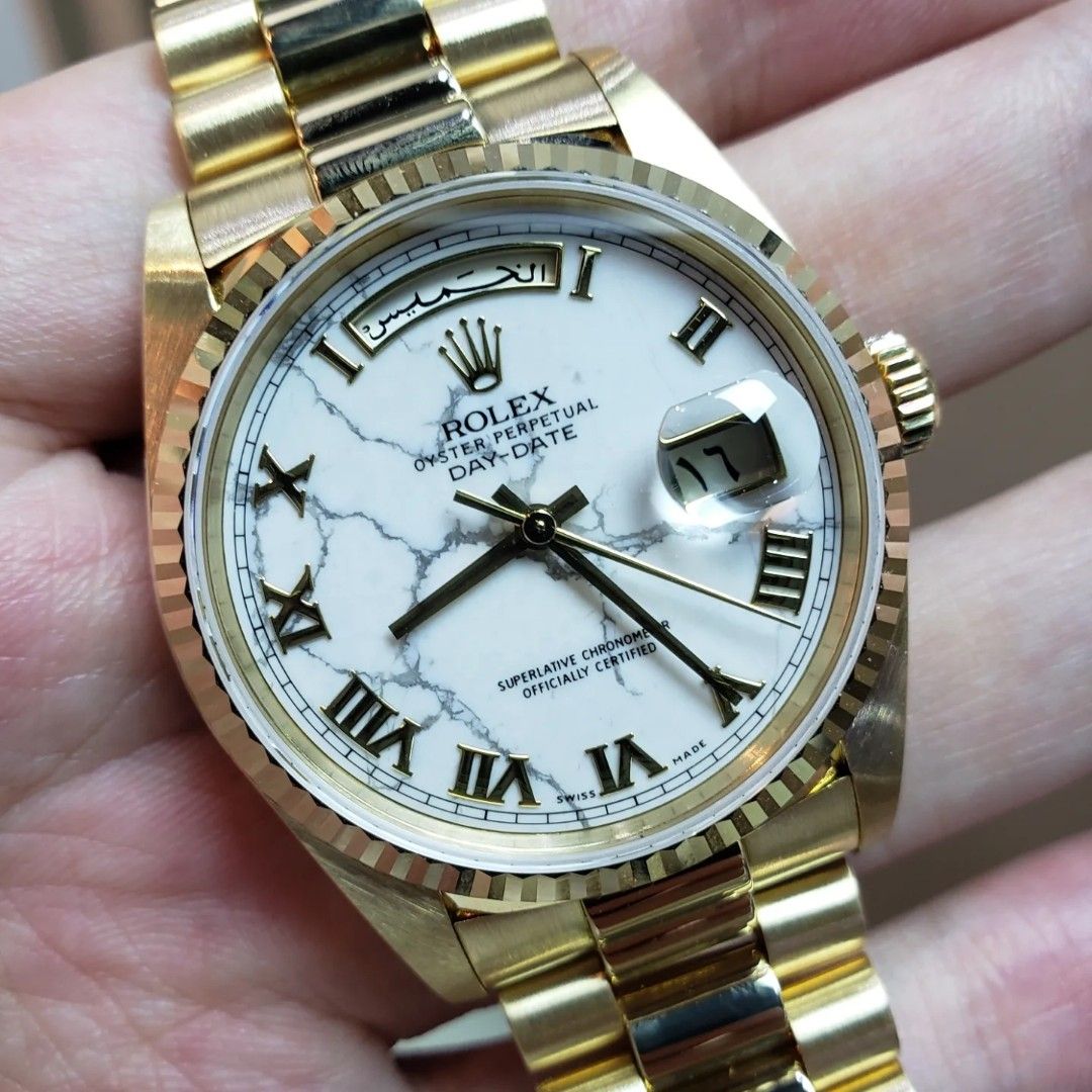 Rolex day date marble dial cheap