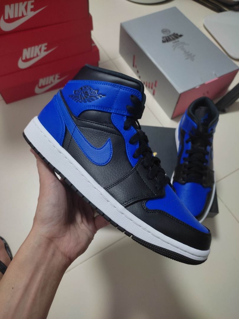 RUSH CHEAPEST Air Jordan 1 Mid Hyper Royal