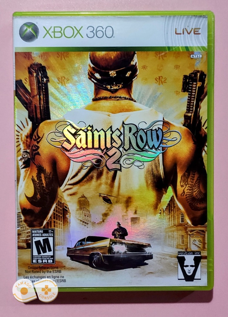 Saints row 2 xbox 360 game ntsc english language complete in