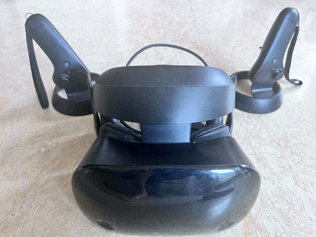 Samsung HMD Odyssey VR headset (Windows Mixed Reality WinMR WMR), Video ...
