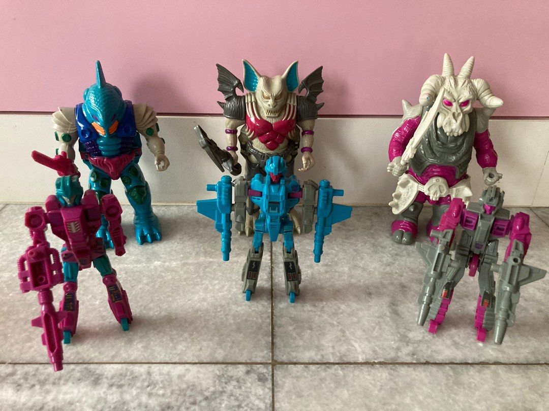 Transformers G1 Bomb Burst & Robot Pretender Authentic Hasbro 1987