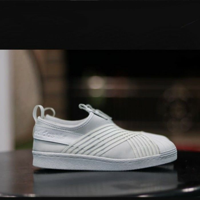 Adidas superstar slip on white indonesia hot sale
