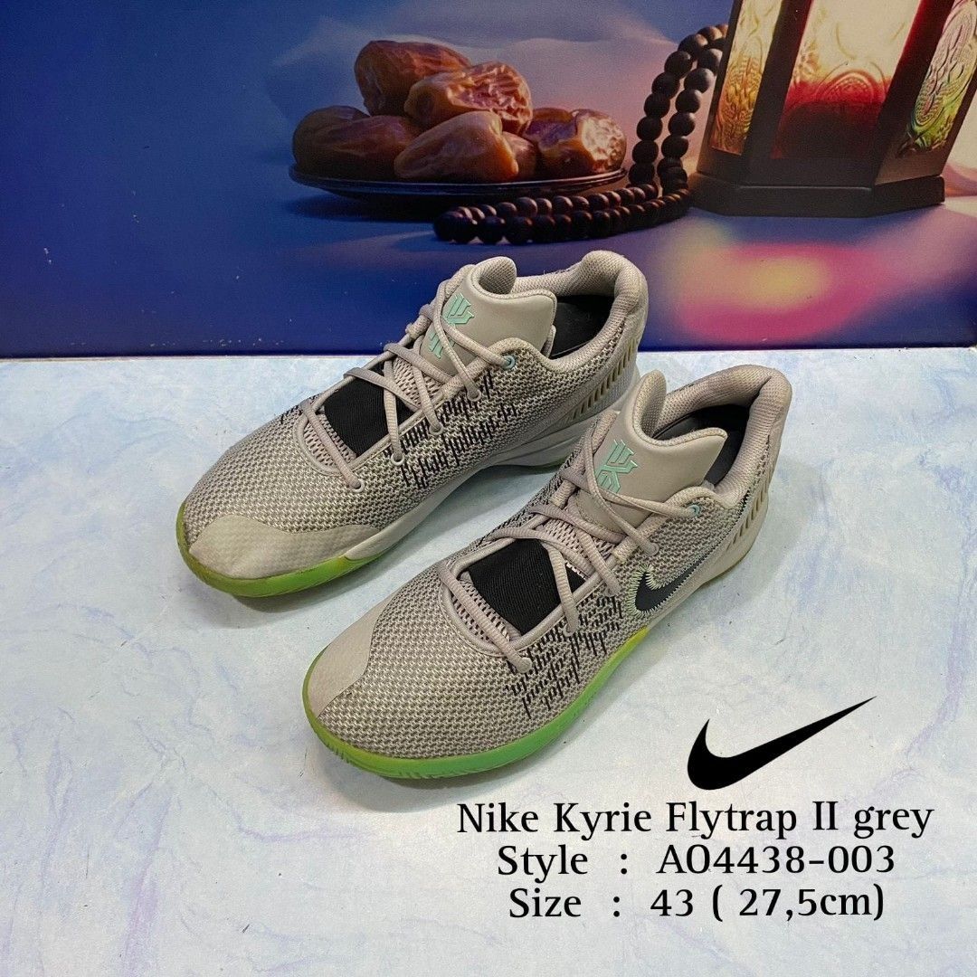 Sepatu Nike AO4438 003 Kyrie Flytrap II grey Size 43 Fesyen Pria Sepatu Sneakers di Carousell