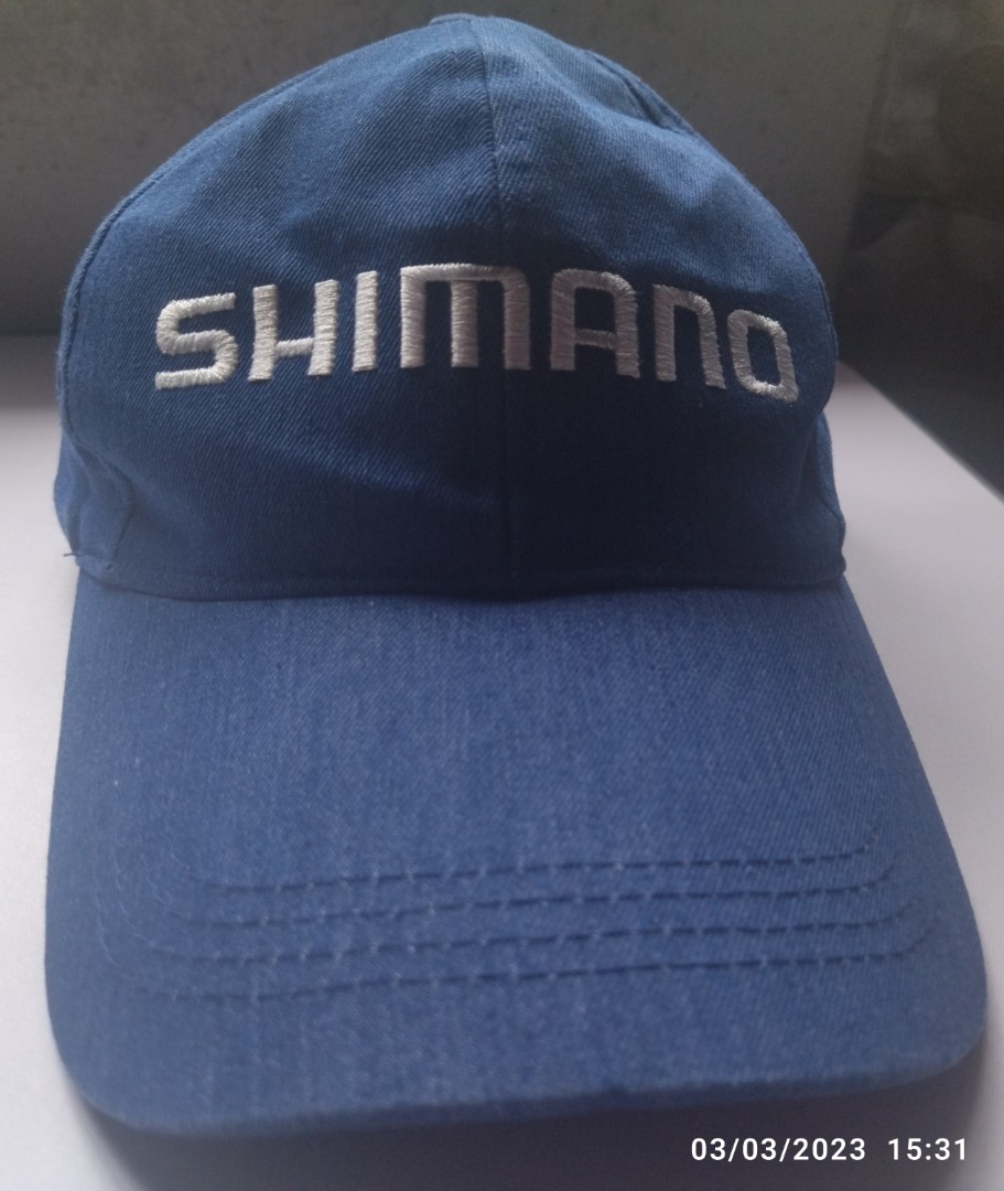 Shimano Original Baseball Cap - Blue Jeans, Men's Fashion, Watches