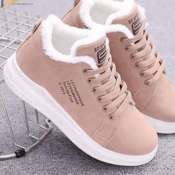 Fuzzy sneakers sales